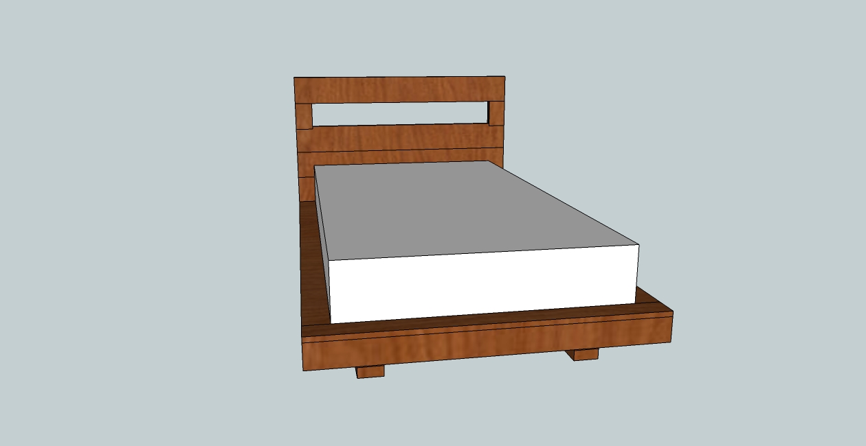Simple Twin Bed