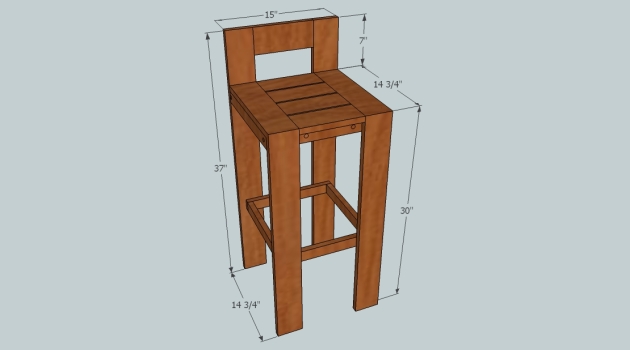 diy bar stool plans