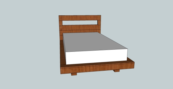 plans building a king size platform bed